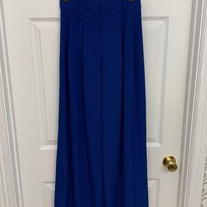 Flying Tomato size Small high waist royal blue wide leg pants